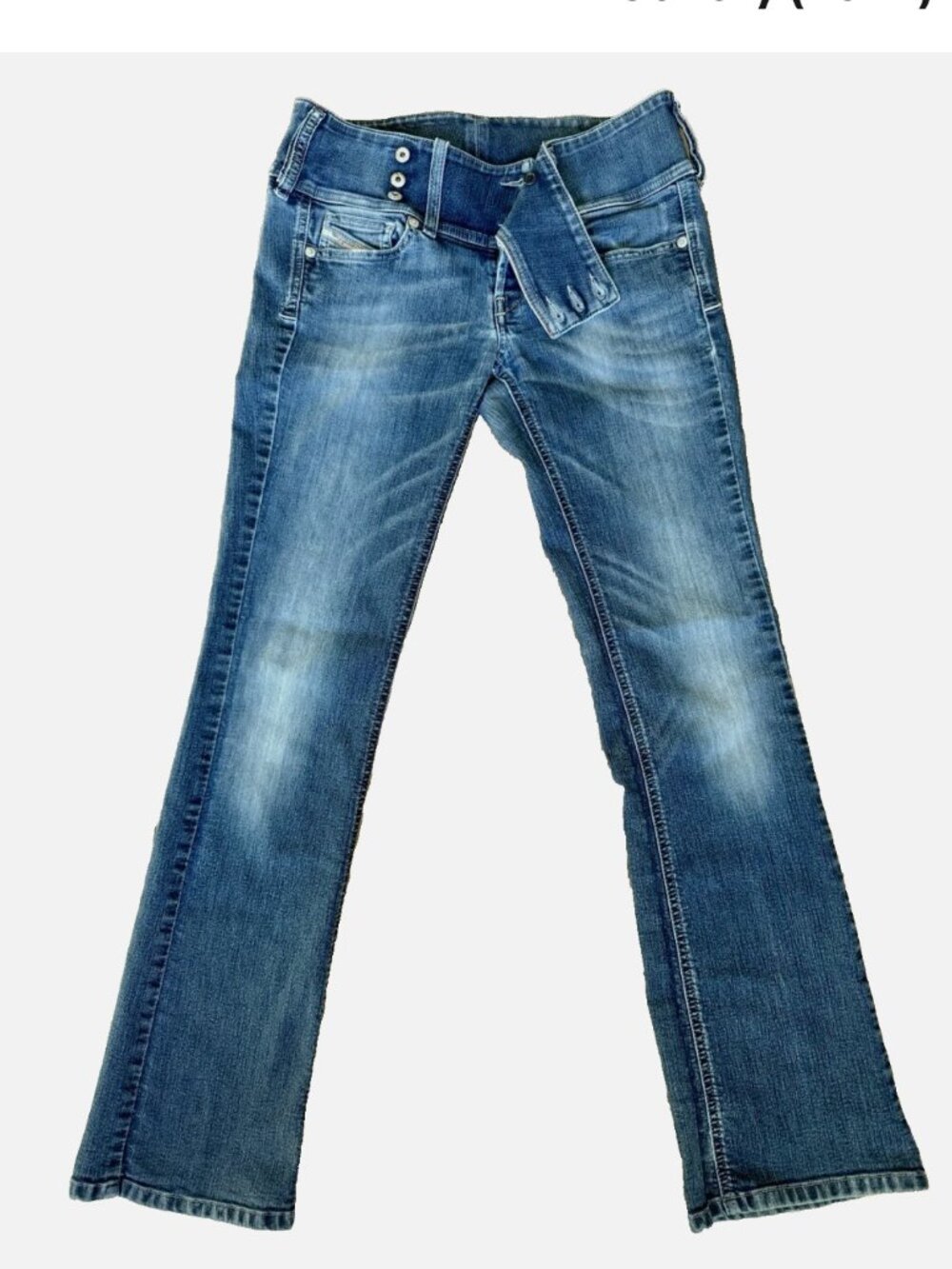 Diesel Cherock Bootcut Low Cut Jeans Size W 29 L 30 vintage